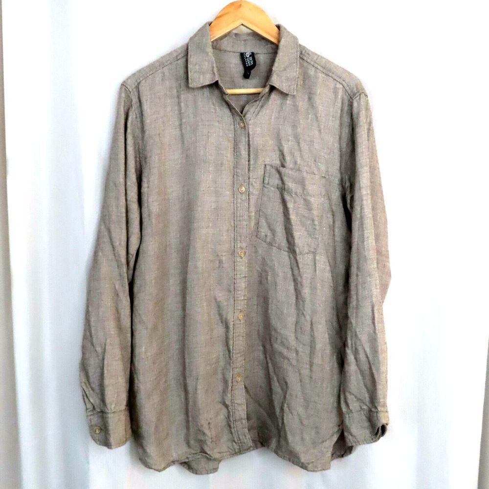 Mountain Hardwear Womens Soft Shirt‎ Top Blouse Sz L Large